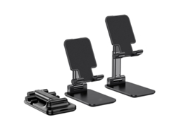 Suporte para Celular, Altura Ajustável, Preto/branco AQUAFORGE