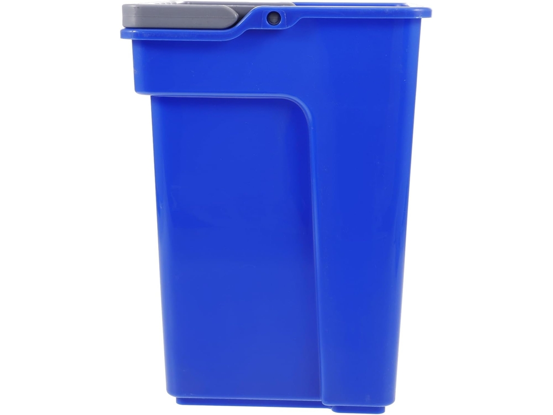 Balde Grande De Plástico Azul De 4 Litros Com Alça Resistente Para Uso.