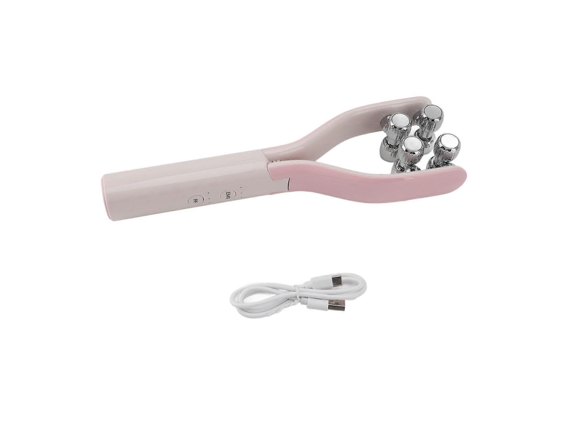 Massageador Facial de Microcorrente Modelo 2025 com Rolo em Formato V para Emagrecimento e Dupla Função... GOKOCO