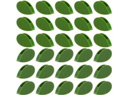 Lurelia Clipes Organizadores De Cabos 30 Peças 1,9 X 3,1 X 1,2 Cm 20 X 12,5 X 1,7 Cm Autoadesivos Branco Para Gestão De Cabos