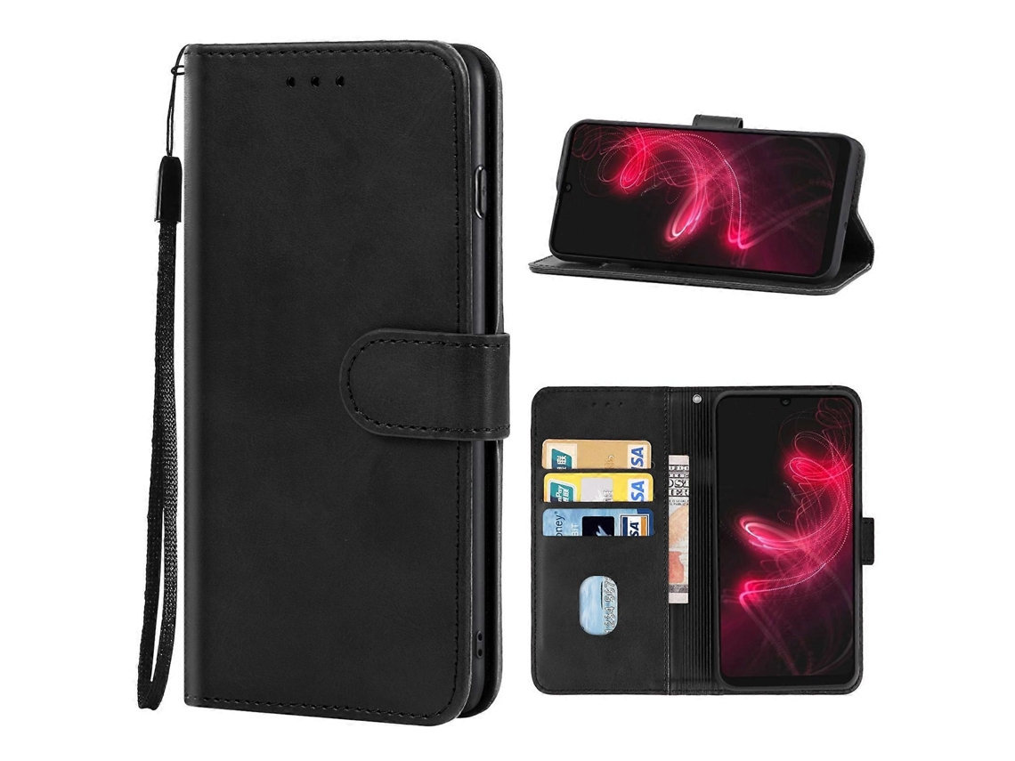 Capa De Couro Básica Para Sharp Aquos Zero 5g (vermelha)