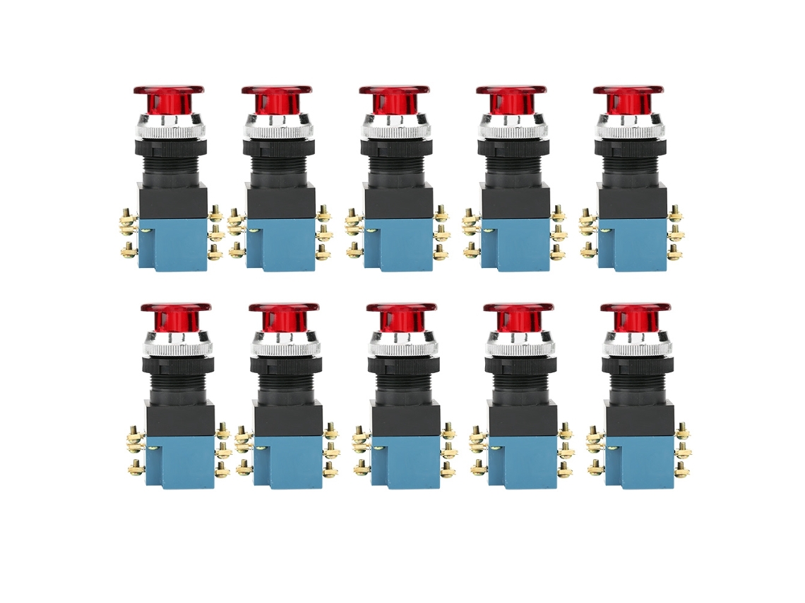 Interruptor Push Button com Luz 25mm