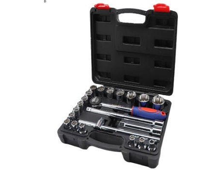 Conjunto Chaves Caixa 1/2' WORKPRO (22 peças)