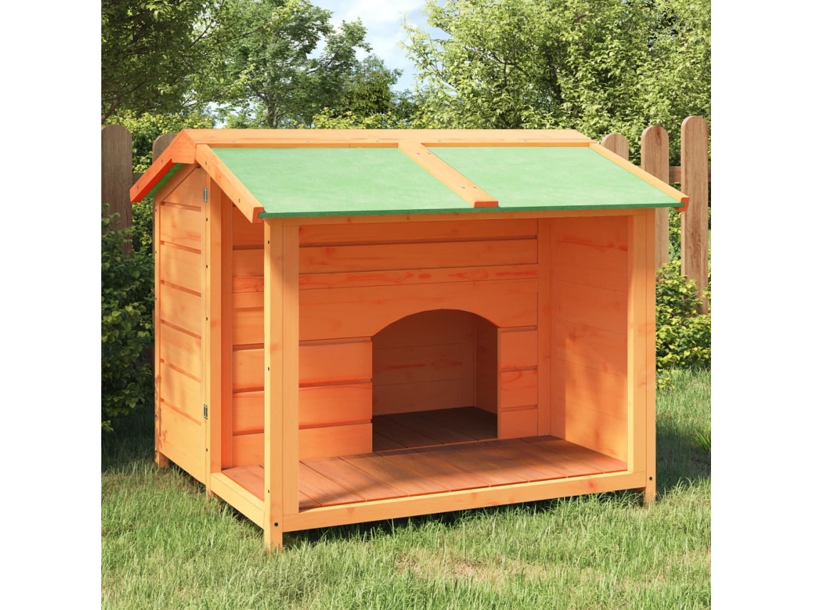 Vidaxl Casota 96x87x80,5 Cm Pinho Maciço Castanho