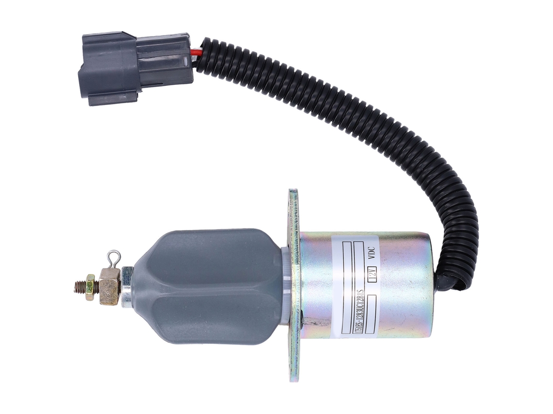 Válvula De Paragem De Combustível Laxiscreed Com Solenoide Para Retroescavadora R210 12v