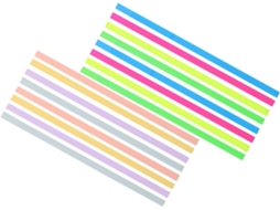 Bandes De Surbrillance Pet Autocolantes Para Palestra, 2 Livres, Design Simples, Portátil Escolares E