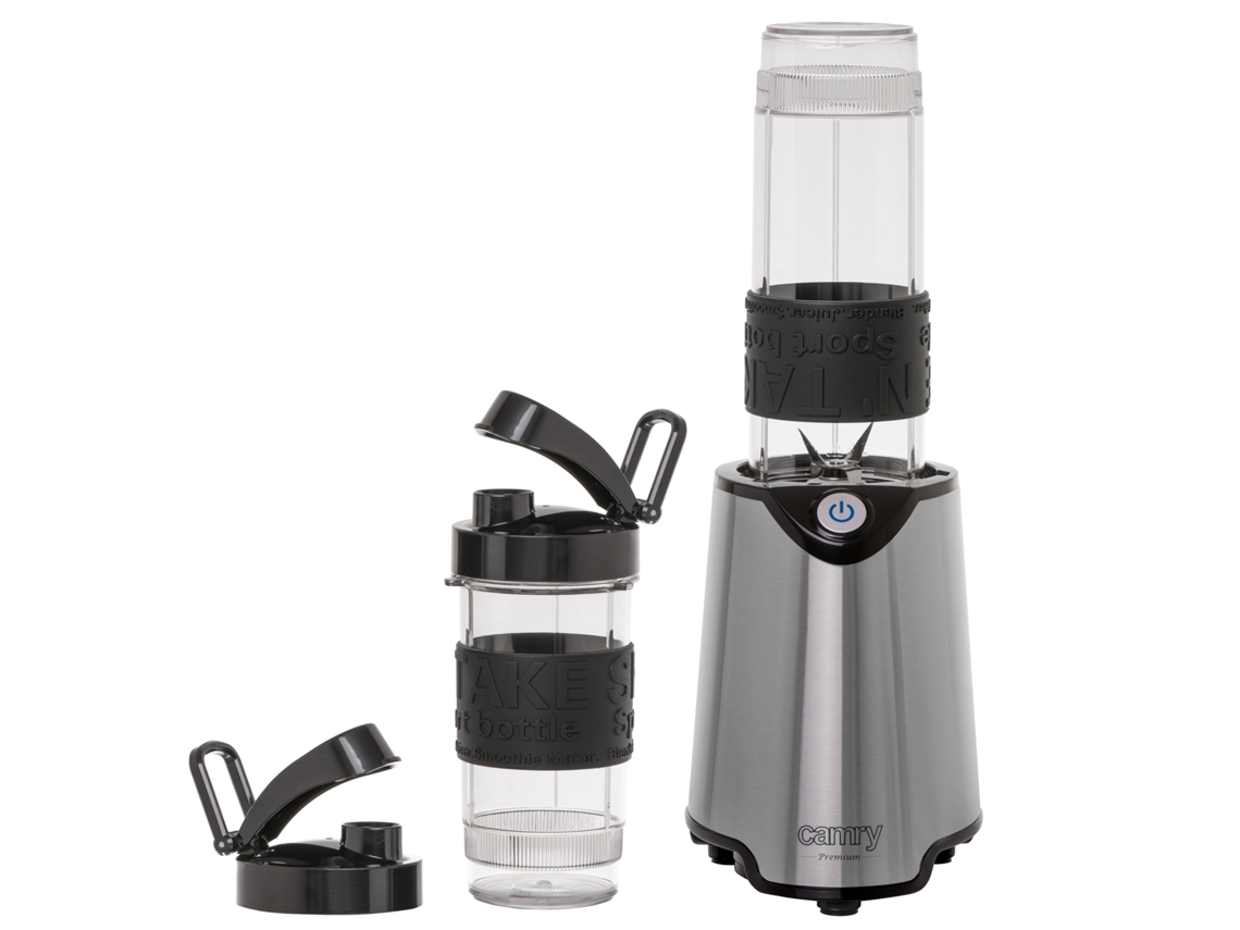 Liquidificador CAMRY Cr 4069 800W 2 Copos 400Ml 570Ml Inox/Preto