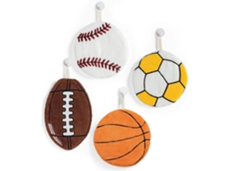 Conjunto De 4 Toalhas De Bola Com Alça Para Pendurar, Em Poliéster, Supermacias, Altamente Absorventes, Toalhas Decorativas Para Banheiro E Cozinha
