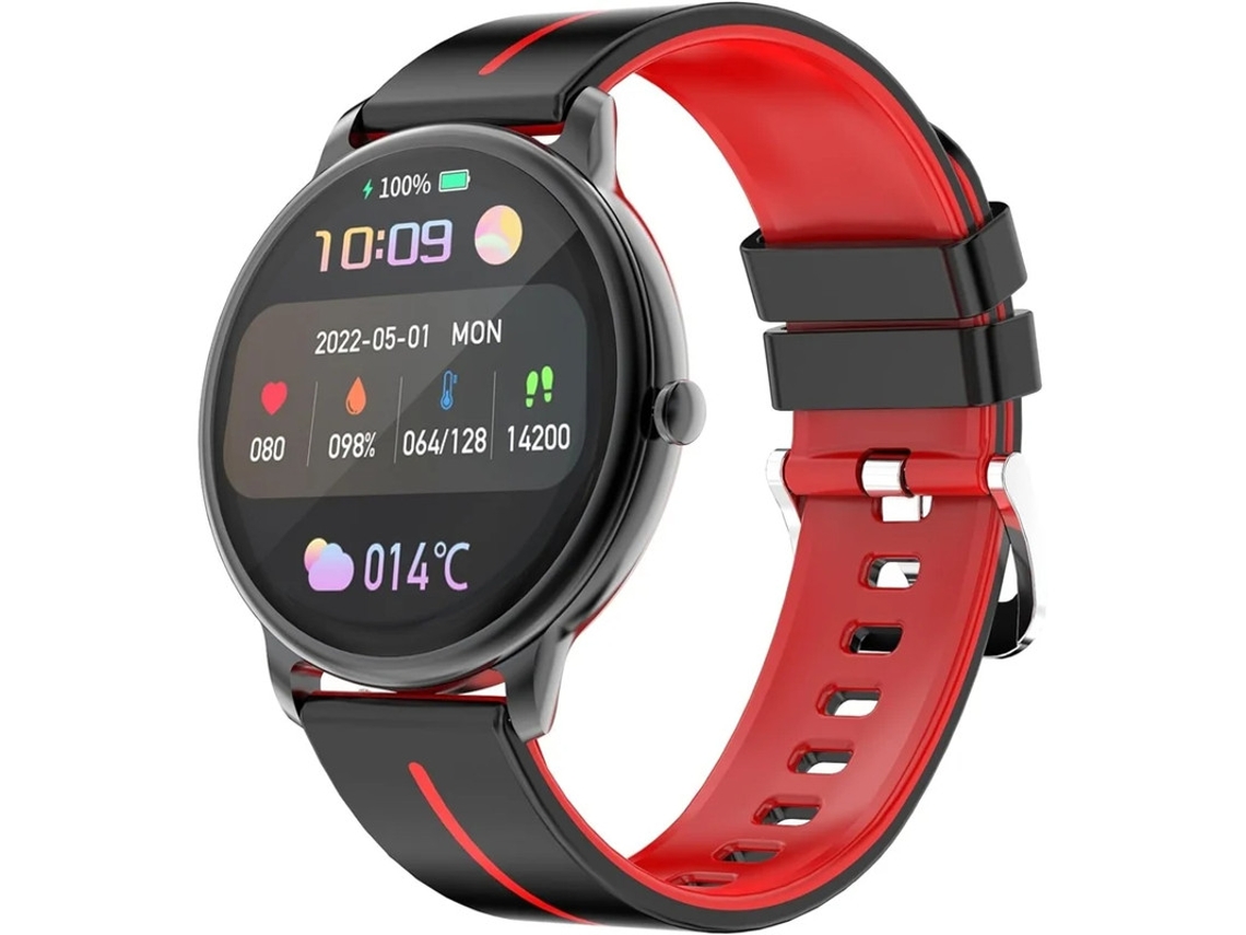 Relógio inteligente feminino Bestvite, tela AMOLED de 1,43'', chamadas Bluetooth, 7 aplicativos de saúde, monitor de frequência cardíaca e pressão arterial.