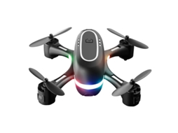 H28 Mini Drone De Luz Led Colorida Com Câmera Única 480p Bestvite (2 Bateria Duração Da Bateria 8 Min Preto)