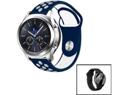 Bracelete + Película de Hydrogel PHONECARE SportyStyle Xiaomi MiBro Air Watch Azul Escuro e Branco