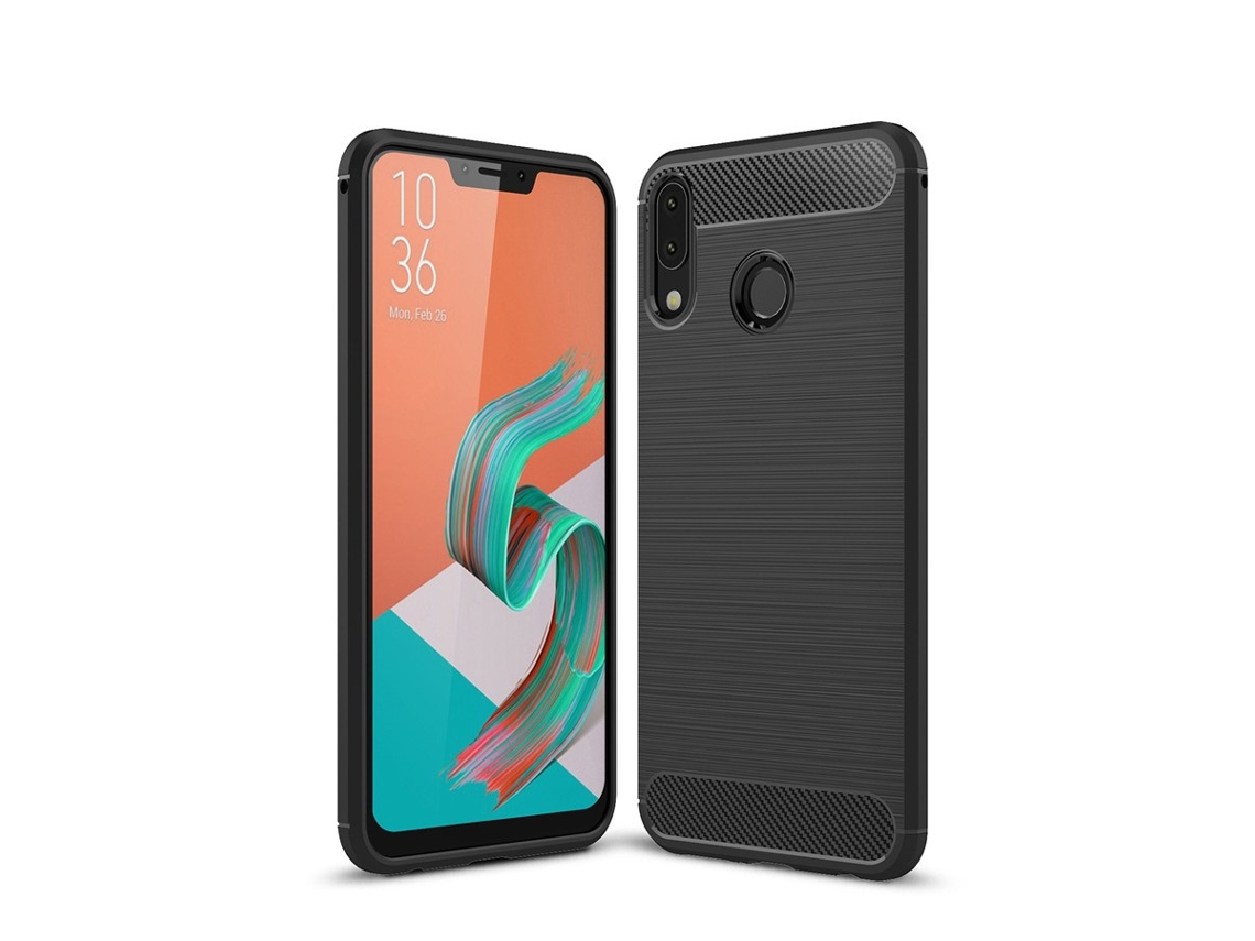 Capa Asus Zenfone 5 ZE620KL, Zenfone 5z ZS620KL MULTISHOP Carbono Preto