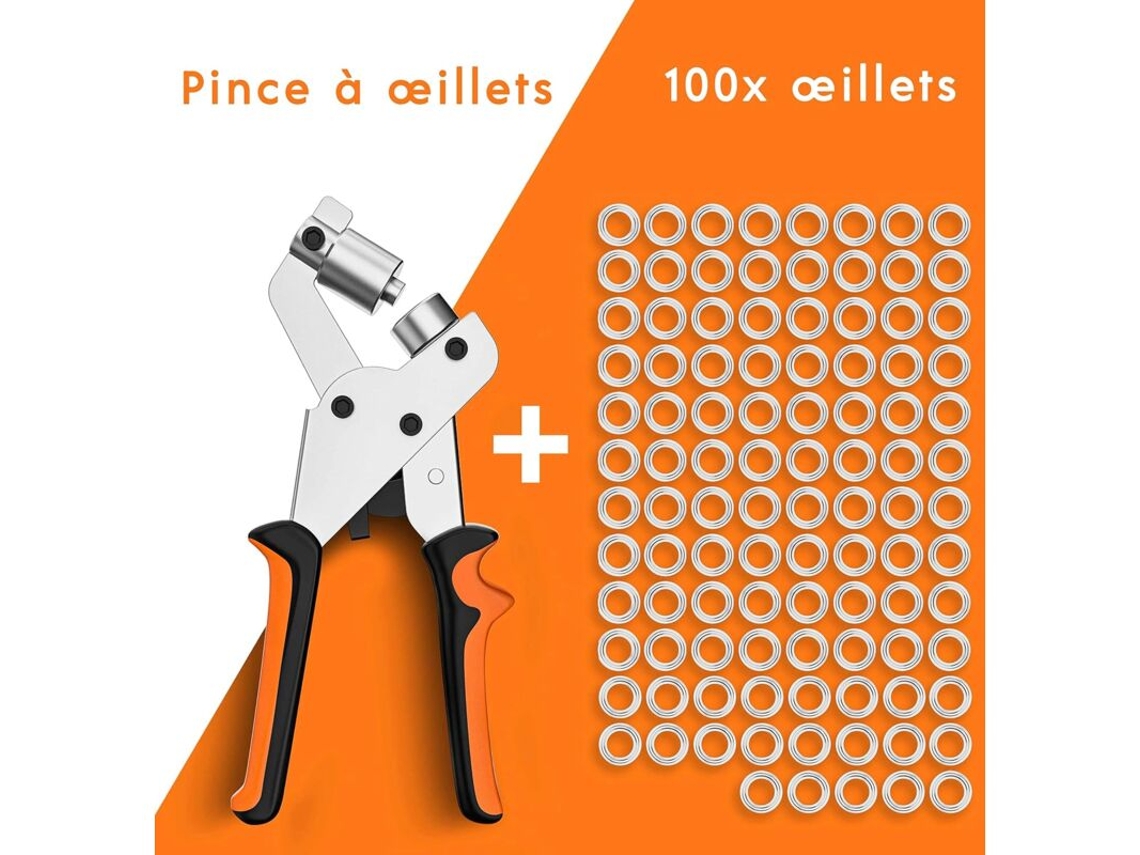 Alicate Para Ilhós Com 100 De 10 Mm, Esforço Mínimo -aquaforge