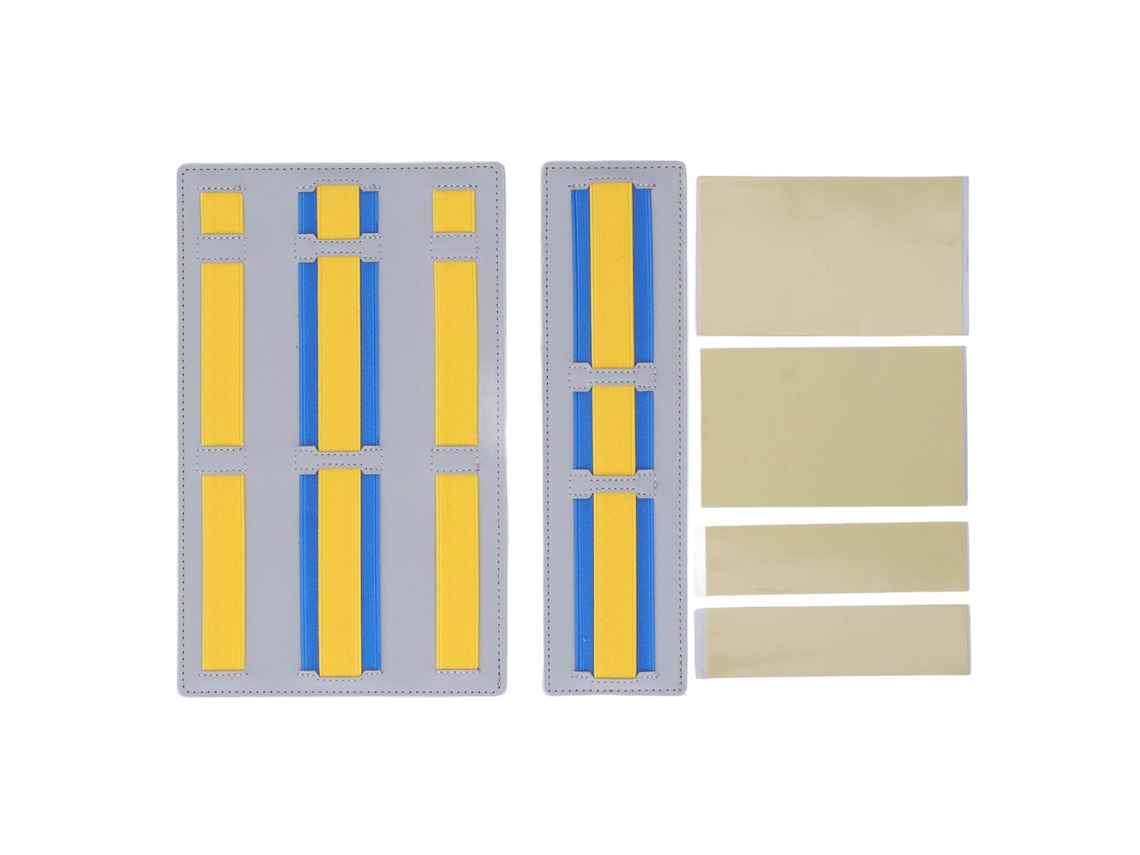 Organizador De Plywood Portátil Anexável A Notebook Amarelo