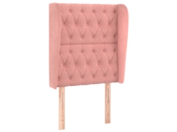 Headboard, Headboards Vidaxl Cor-de-rosa Veludo (83 X 23 X 118/128 Cm)