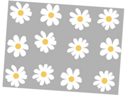 De 12 Adesivos De Parede Autoadesivos Em Formato De Margarida, Decoração Floral Para Quarto E Sala De Estar, Adesivos Gokoco