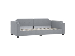 Day Bed, Day Beds Vidaxl Cinzeto Tecido (90 X 190 Cm)