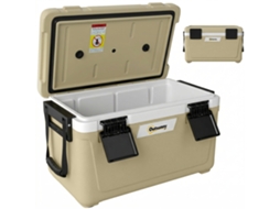 Box Frigo Portatile 42.6l Isolato Con Maniglia, 66.6x38.5x40 Cm, Cachi
