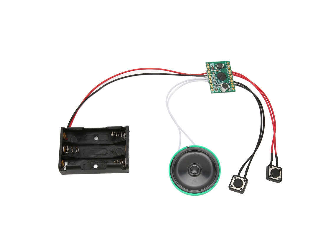 Módulo de voz DIY, gravação estendida de 4 minutos, reprodução em loop EOOCOO