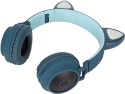 Fones de Ouvido Gamer com Orelhas de Gato, Graves Profundos e Luz Led. SFUSHOS