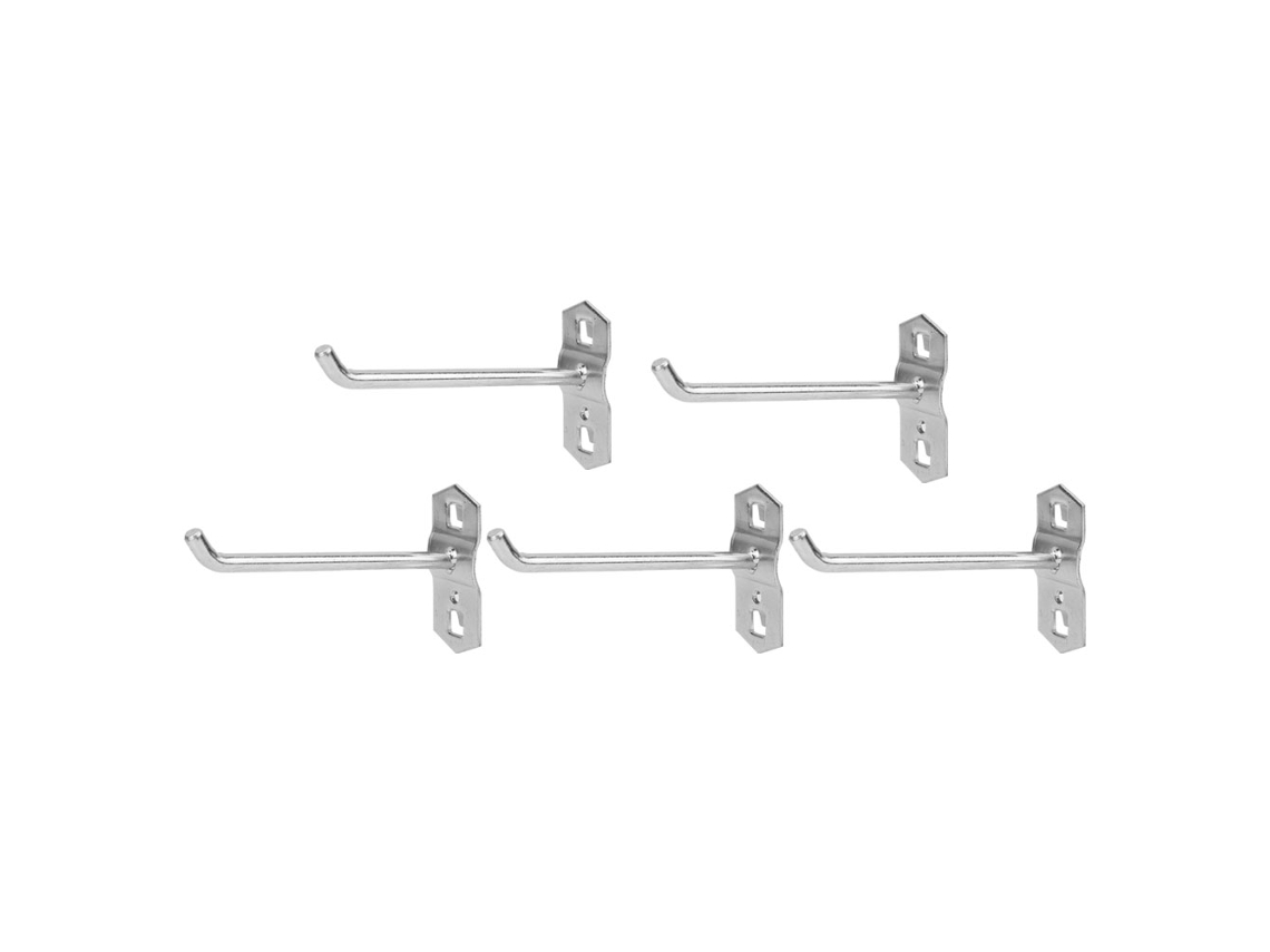 5 Peças Gancho De Armário De Ferramentas Material Prateleira Suporte Suspenso Para Chave Inglesa 100x6mm