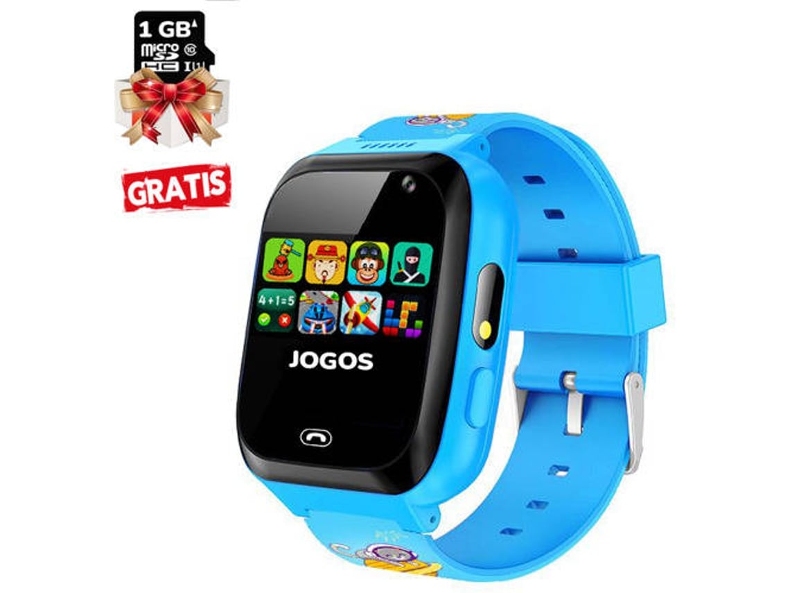 Relógio Smartwatch Criança SPOTYKIDS Jogos e Músicas (Azul