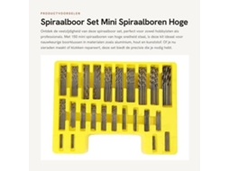 Escolha Sólida - Conjunto De Broca Hss - Set De Opener - Para Alumínio / Madeira / Plástico - Caixa De Armazenamento - Durable E Preciso
