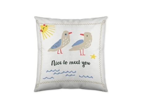 Almofada Decorativa POPCORN Biel (Algodão - 60 x 60 cm)