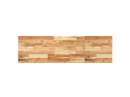 Vidaxl Tampo P/ Móvel De Wc 160x40x4cm Acácia Maciça Acabamento A Óleo