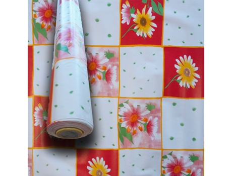 Toalha de Mesa TEYKOS Mega Stock Rolo Metros Oleada Residências PVC (A140 cm 140 cm)
