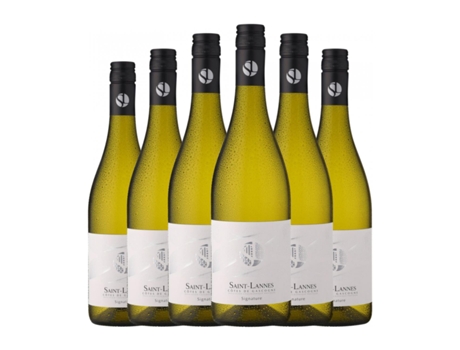 Vinho branco SAINT LANNES Signature Blanc Colombard Vin de Pays Côtes de Gascogne (0.75 L - 6 Unidades)