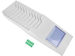 Lurelia Porta-crachá Resistente Leve Em Plástico 8cm Para Escritório