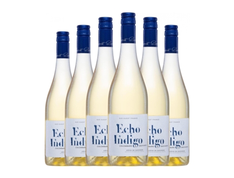 Vinho branco PLAIMONT Echo Indigo Blanc Vin de Pays Côtes de Gascogne (0.75 L - 6 Unidades)