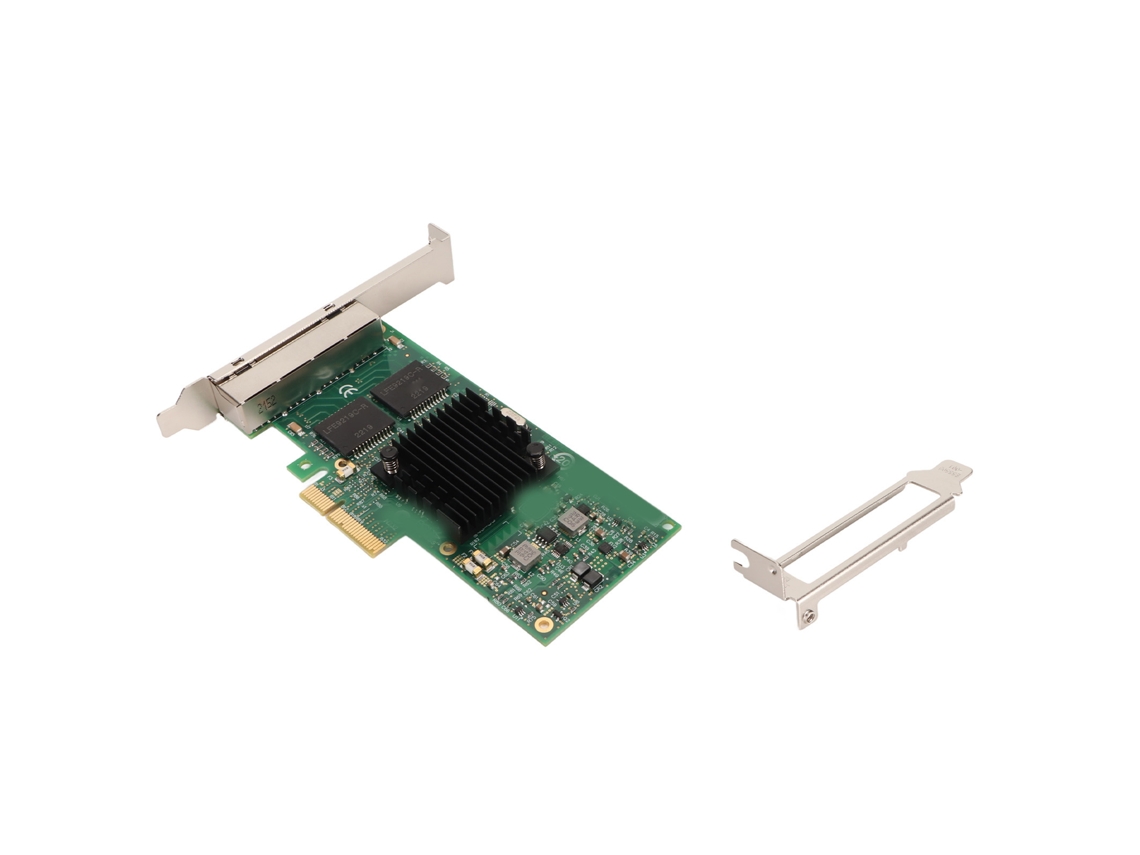 Placa de Rede LAXISCREED 4 Portas Gigabit Pci e X4