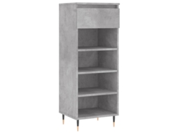 Shoe Cabinet, Shoe Cabinets Vidaxl Cinzeto Madeira Processada (n/a)