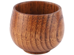 Tazas De Madera De Grano Natural Portátiles Antiquemaduras Para Té Café Helado Leche Caliente