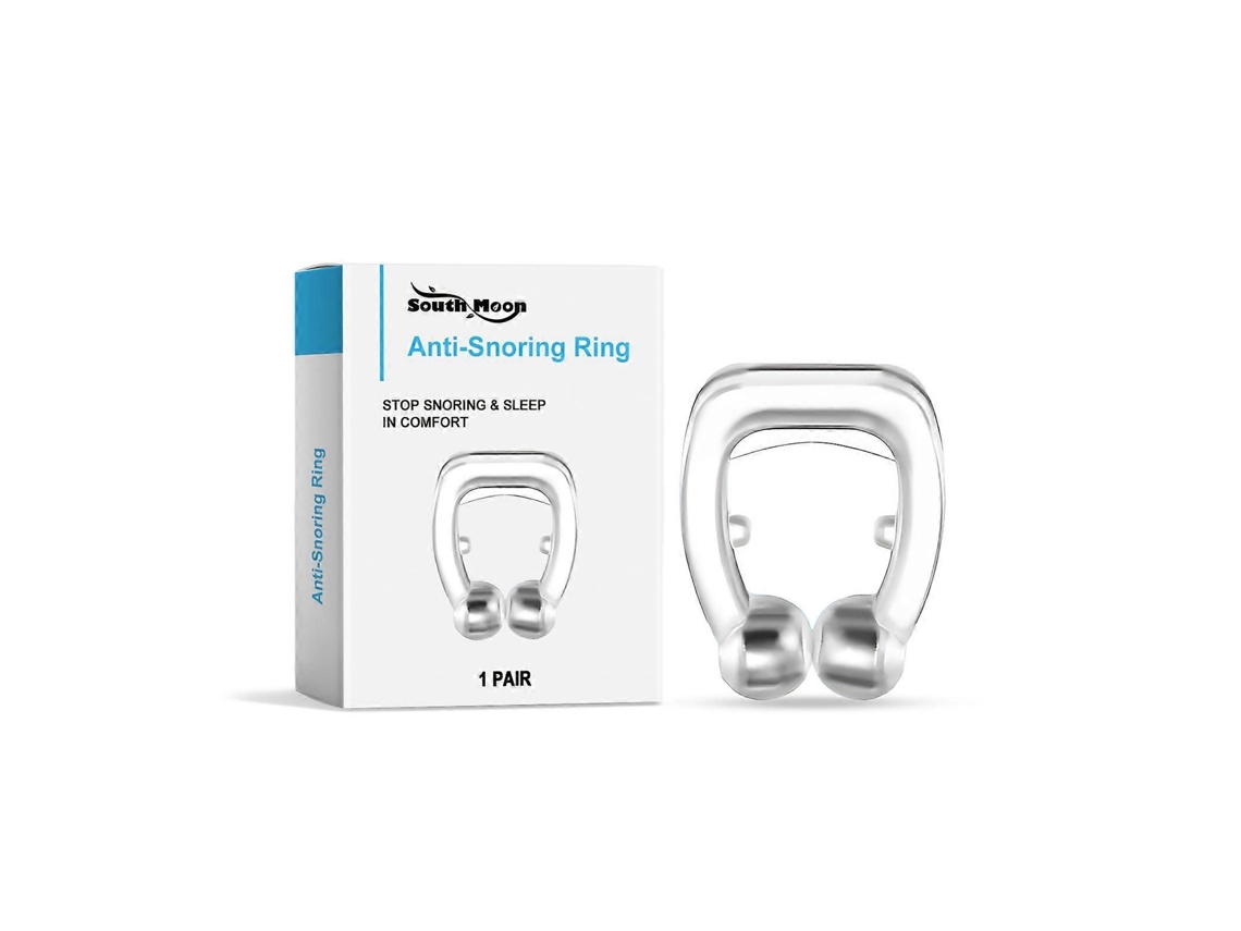 Clipe Nasal De Silicone Para Dormir, Macio E Confortável, Portátil, Magnético, Para Tratamento Do Ronco.