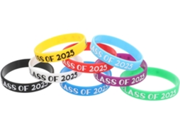 Conjunto de 8 pulseiras Formatura, pulseiras para festas e acessórios Formatura.