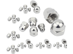Porcas Sextavadas, 2/10 Peças M3 M4 M5 M6 M8 M10 M12 304 A2-70, Tampa