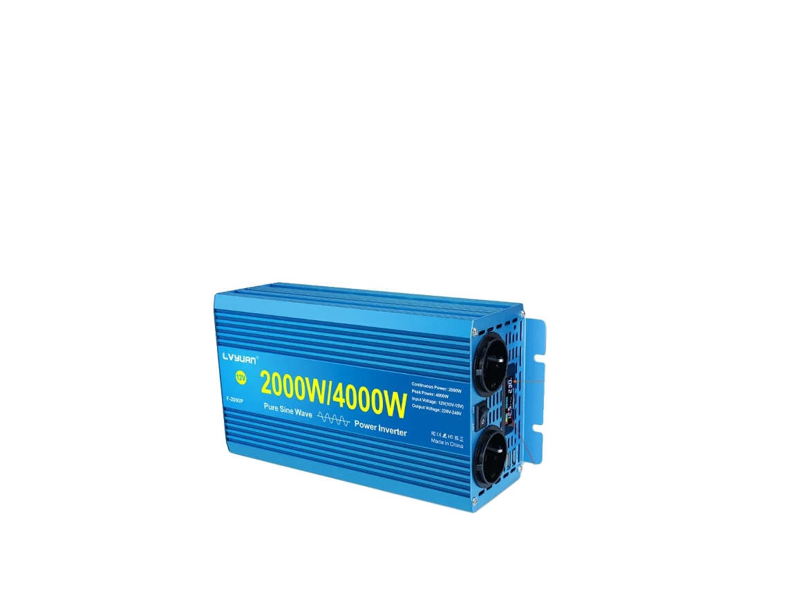 Inversor De Potência, Onda Senoidal Pura, Alta Eficiência De Conversão, 4000w 12v-220v