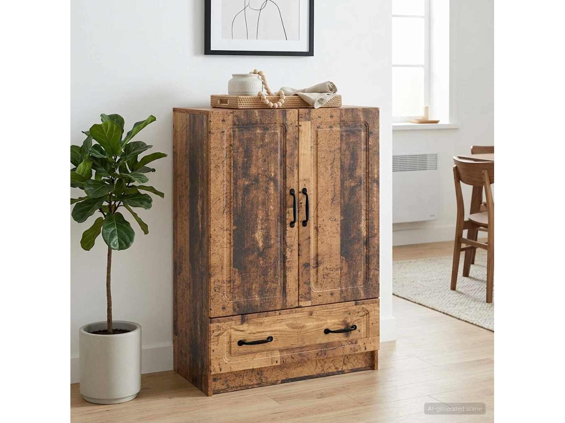 Vidaxl Buffet Madeira Antiga 66 X 34,5 X 92 Cm Derivados De Madeira