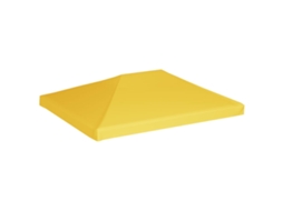 Vidaxl Cobertura De Gazebo 270 G/m² 4x3 M Amarelo