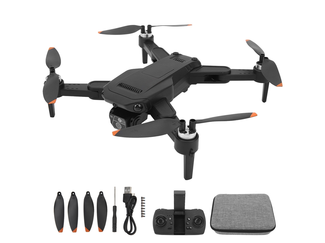 Drone Plegável Rc Quadcopter 4k Motor Brushless Com Evitação De Obstáculos E Posicionamento De Fluxo Óptico Bateria 2000mah Preto