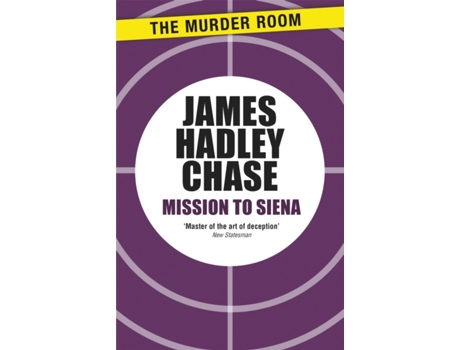 Livro Mission To Siena De James Hadley Chase (inglês)