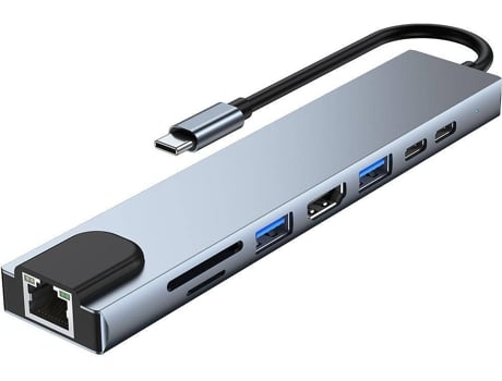 Adaptador LLANO SJX7 (HDMI+VGA+USB3.0+PD+AV)