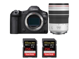 Eos R5 Mark Ii + Rf 70 200mm F/4 L Is Usm + 2 Sandisk 256gb Uhs ii 300mb/s + Ebook “20 Dicas para Fotos Que Impressionam” CANON