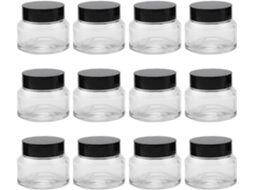 De 12 Potes Vazios Para Creme Facial, Estojos De Viagem Para Cosméticos, Potes Pequenos