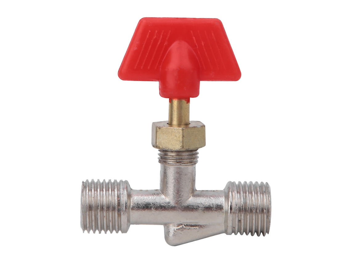 Valvula De Agulha Laxiscreed De 1/4" Para Ar Comprimido, 5 Unidades, Ideal Como Configuração De Reserva