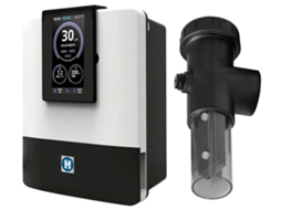 Eletrólise automática de sal Aquarite Plus Touch para água sólida natural com sensor de temperatura integrado - 50g/h
