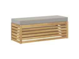 Maison Exclusive - Bancada De Pátio Ao Ar Livre Branco 115 X 43 X 45 Cm